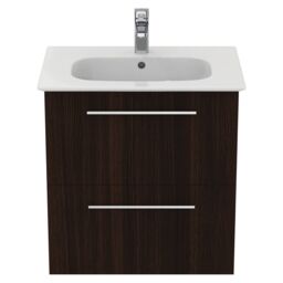 Ideal Standard I.life A Standard Matt Coffee Oak Effect Wall-Mounted Bathroom Vanity Unit (H) 630mm (W) 600mm - thumbnail 5
