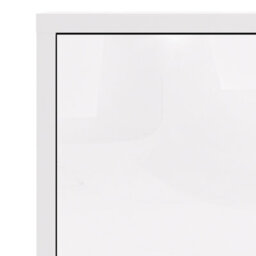 Furniture To Go Prima Bookcase 2 Shelves With 2 Doors In White - thumbnail 5