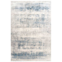 Loomed Silver Blue Distressed Abstract Area Rug 200X290Cm - thumbnail 7