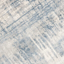 Loomed Silver Blue Distressed Abstract Area Rug 200X290Cm - thumbnail 4