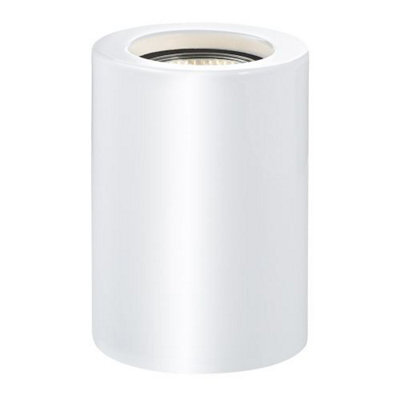 Happy Homewares Small And Contemporary White Gloss Led Table/floor Lamp Uplighter - image 1