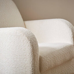 CuddleCo Etta Boucle Nursing Chair - Off White - thumbnail 6