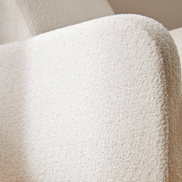 CuddleCo Etta Boucle Nursing Chair - Off White - thumbnail 5