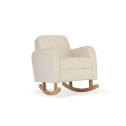 CuddleCo Etta Boucle Nursing Chair - Off White - thumbnail 2