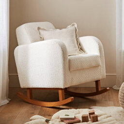 CuddleCo Etta Boucle Nursing Chair - Off White - thumbnail 1