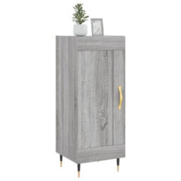 Berkfield Modern Sideboard Grey Sonoma 34.5X34X90 Cm Engineered Wood - thumbnail 3