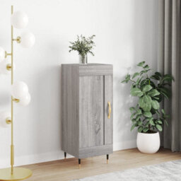 Berkfield Modern Sideboard Grey Sonoma 34.5X34X90 Cm Engineered Wood - thumbnail 2