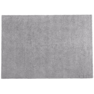 Beliani Shaggygy Rug Demre Light Grey 160 X 230 Cm - image 1