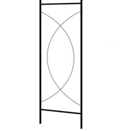 Vidaxl Garden Arch Black 150X34X240 Cm Iron - thumbnail 6