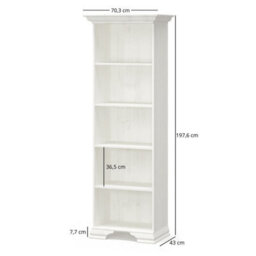 Heze Furniture Irys Open Bookcase - Anderson Pine - thumbnail 2