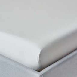 Homescapes Silver Grey Egyptian Cotton Fitted Sheet 200 Tc, Small Double - thumbnail 1