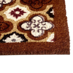 Beliani Doormat Seletna Brown 50 X 80 Cm Coir - thumbnail 4