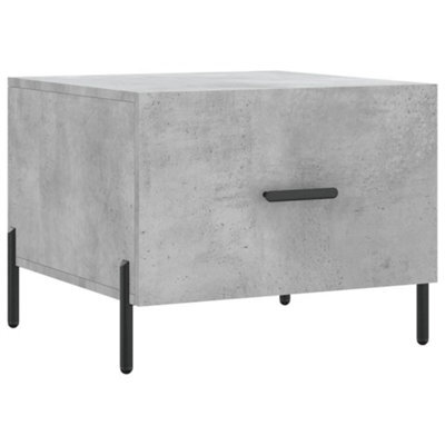 Berkfield Durable Coffee Table Concrete Grey 50X50X40 Cm Engineered Wood - image 1