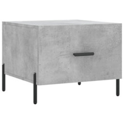 Berkfield Durable Coffee Table Concrete Grey 50X50X40 Cm Engineered Wood - thumbnail 1