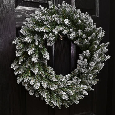 Samuel Alexander 60Cm Snow Tip Christmas Wreath With 160 Bullet Tips - image 1