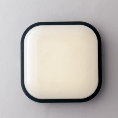 Luminosa Lighting Luminosa Ever Led Outdoor Flush Anthracite, Ip65 2400Lm 4000K 22.1X22.1X7.2Cm