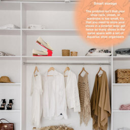 Haven Space Saver Shoe Rack Organiser Standard Size Easy To Clean & Sturdy, Red - thumbnail 3