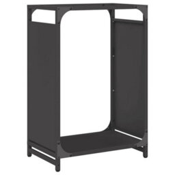 Walplus Firewood Rack Black 44X28X65 Cm Cold-Rolled Steel - thumbnail 2