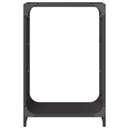 Walplus Firewood Rack Black 44X28X65 Cm Cold-Rolled Steel - thumbnail 5