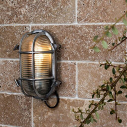 Valuelights Bow Chrome Nautical Oval Bulkhead Ip64 Warm Led Outdoor Wall Light - thumbnail 1