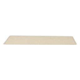Floordirekt Pure Nature Self Adhesive Edged Hard Wearing Sisal Stair Tread Mat For Indoor Stairs Semicircular Ivory 23.5 X 65 Cm - thumbnail 5