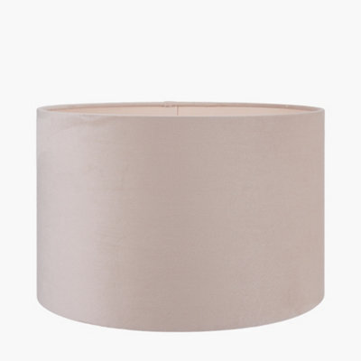 Pacific Lifestyle 45Cm Taupe Cylinder Table Lampshade Elegant Drum Floor Lamp Shade - image 1
