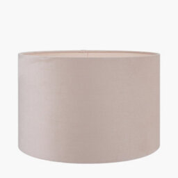 Pacific Lifestyle 45Cm Taupe Cylinder Table Lampshade Elegant Drum Floor Lamp Shade - thumbnail 1