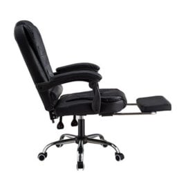 Executive Office Chair Pu Leather Padded Recline Computer Pc Swivel Desk Chair - thumbnail 5