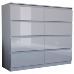 Lassic Vida Designs Glinton 8 Drawer Chest (100% Fsc), Grey - thumbnail 8