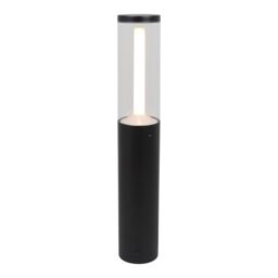 GoodHome Trinidad Black Mains-Powered (Wired) 1 Lamp Integrated Led Outdoor Post Light (H)450mm - thumbnail 2