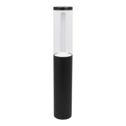 GoodHome Trinidad Black Mains-Powered (Wired) 1 Lamp Integrated Led Outdoor Post Light (H)450mm - thumbnail 3