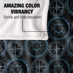 Jq Licensing Silky Comp Supersoft Blanket Black/multicoloured (One Size) - thumbnail 4
