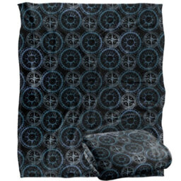 Jq Licensing Silky Comp Supersoft Blanket Black/multicoloured (One Size) - thumbnail 2