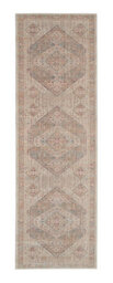 Beige Grey Traditional Bordered Geometric Easy To Clean Rug For Living Room And Bedroom-160Cm X 234Cm - thumbnail 9