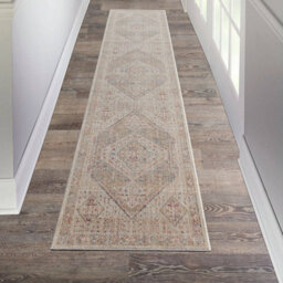 Beige Grey Traditional Bordered Geometric Easy To Clean Rug For Living Room And Bedroom-160Cm X 234Cm - thumbnail 8