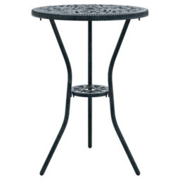 Berkfield Garden Bistro Set 3 Pcs Green Aluminium - thumbnail 5