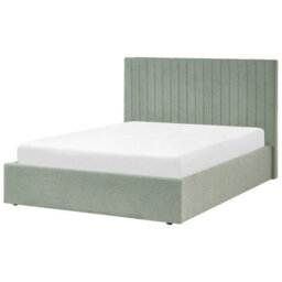 Beliani Ottoman Bed Vion Boucle Green 140 X 200 Cm (Eu Double) - thumbnail 5