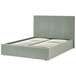 Beliani Ottoman Bed Vion Boucle Green 140 X 200 Cm (Eu Double) - thumbnail 6