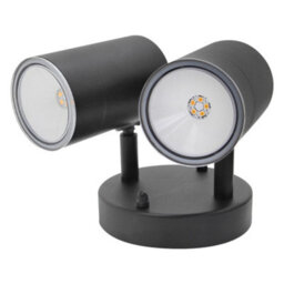 Long Life Lamps Company Modern 11W Led Outdoor Twin Garden Wall Light Black Warm White Zlc346B - thumbnail 5