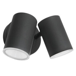 Long Life Lamps Company Modern 11W Led Outdoor Twin Garden Wall Light Black Warm White Zlc346B - thumbnail 3
