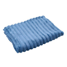Living And Home Comfortable Silky Warm Soft Reversible Fluffy Striped Throw Blanket 230Cm W X 200Cm D - thumbnail 6