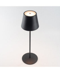 Lighting Supermarket Elipta Rechargeable Battery Outdoor Led Table Lamp - Black - thumbnail 3
