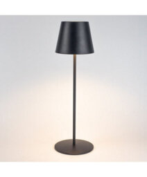 Lighting Supermarket Elipta Rechargeable Battery Outdoor Led Table Lamp - Black - thumbnail 2