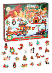 Christmas Building Block Novelty Advent Calendar With 24 Assorted Block Kits - thumbnail 1