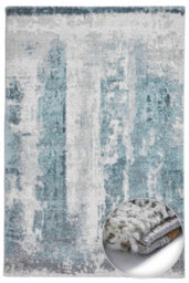 Think Rug Brooklyn 8595 Ivory Blue Rug-160Cm X 230Cm - thumbnail 1