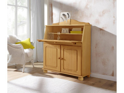 Dorel Home Mette Secretary Desk With Stained Wax - image 1