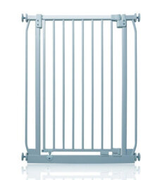 Safetots Extra Tall Elite Safety Gate, 71Cm - 80Cm, Matt Grey, Extra Tall 96.8Cm In Height, Pressure Fit Stair Gate - thumbnail 1