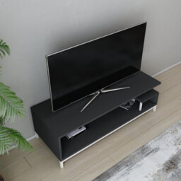 Decorotika Reilly Tv Stand Tv Unit For Tv's Up To 55 Inch White And Anthracite - thumbnail 3
