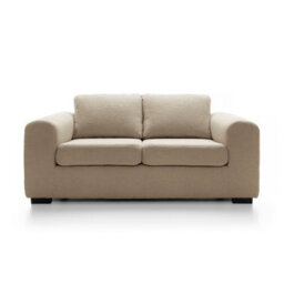 Abakus Direct Boston 2 Seater Sofa In Grey Basket Weave - thumbnail 2