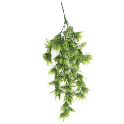 Leaf Hanging Uv And Fire Resistant Artificial Boston Fern Plant 75Cm - image 1